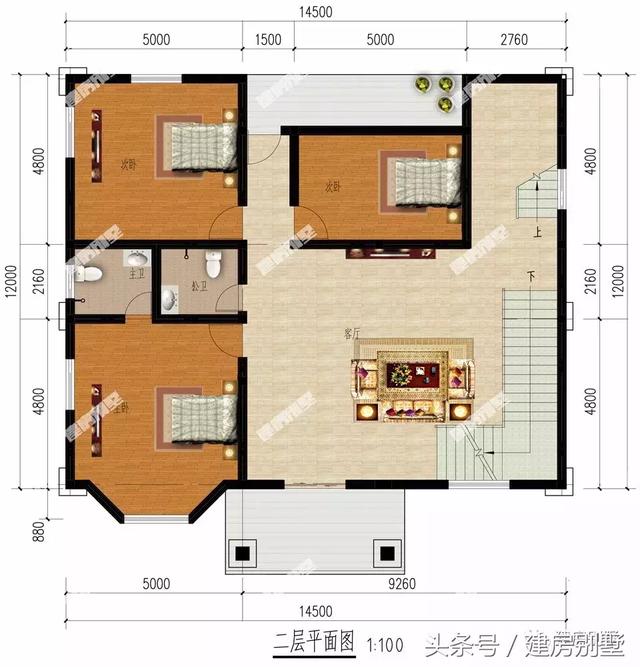 2套氣勢相當?shù)娜龑觿e墅戶型圖，哪套更好？