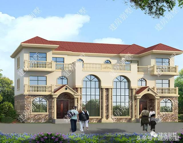 農(nóng)村兄弟倆自建樓戶型方案圖，1套二層1套三層隨便挑