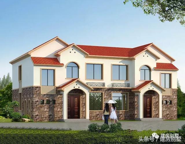 農(nóng)村兄弟倆自建樓戶型方案圖，1套二層1套三層隨便挑