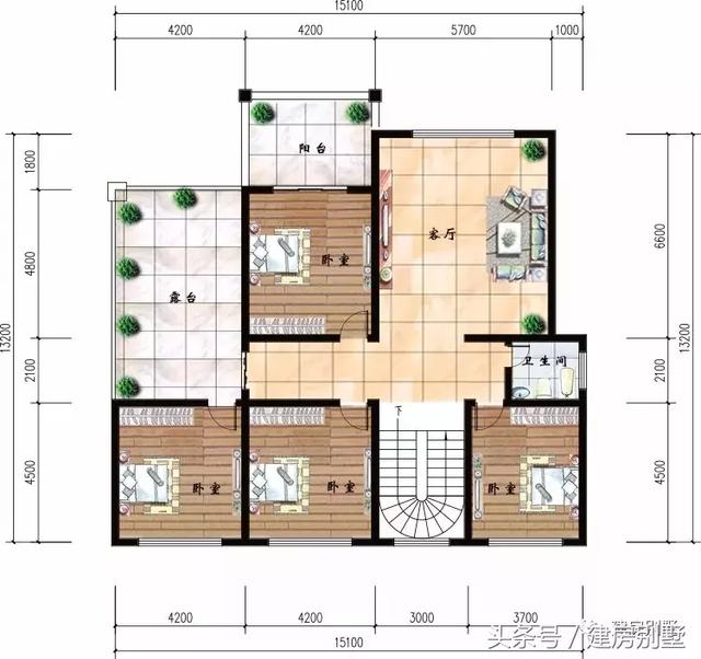 2棟三層歐式自建樓房設(shè)計(jì)圖，隨便建一棟不愁找媳婦