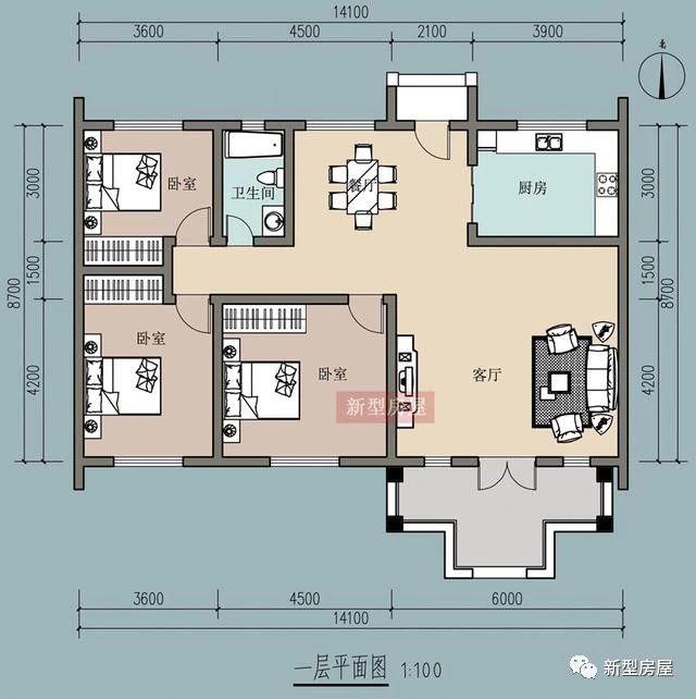 農村徽派別墅戶型方案集合！1層2層3層的全都有