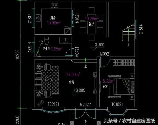 5款開間10米內(nèi)的三層樓房設(shè)計方案，造價不高還有面子