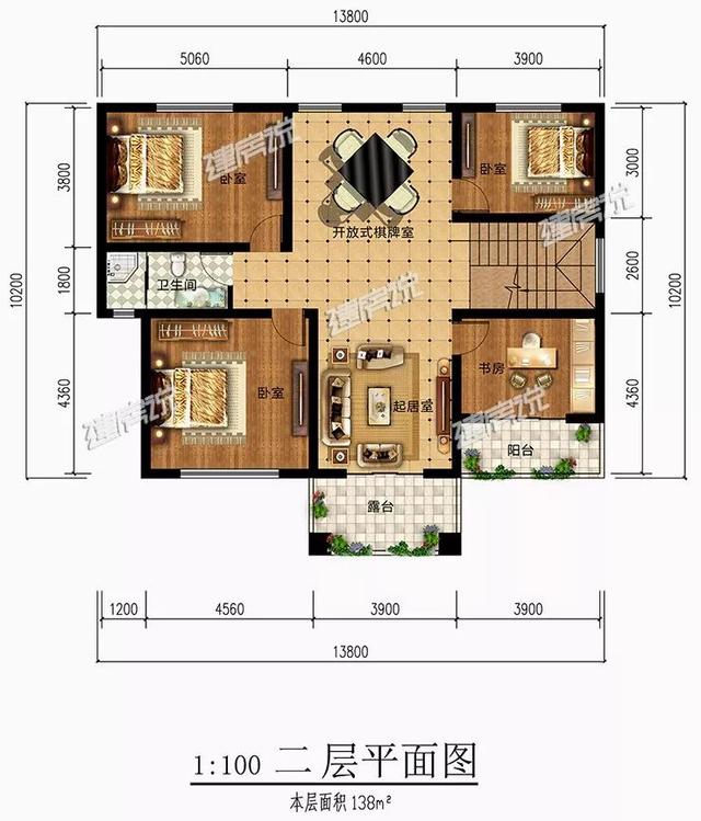 5套新中式房屋設計方案圖，經典耐看，比歐美風格更高端