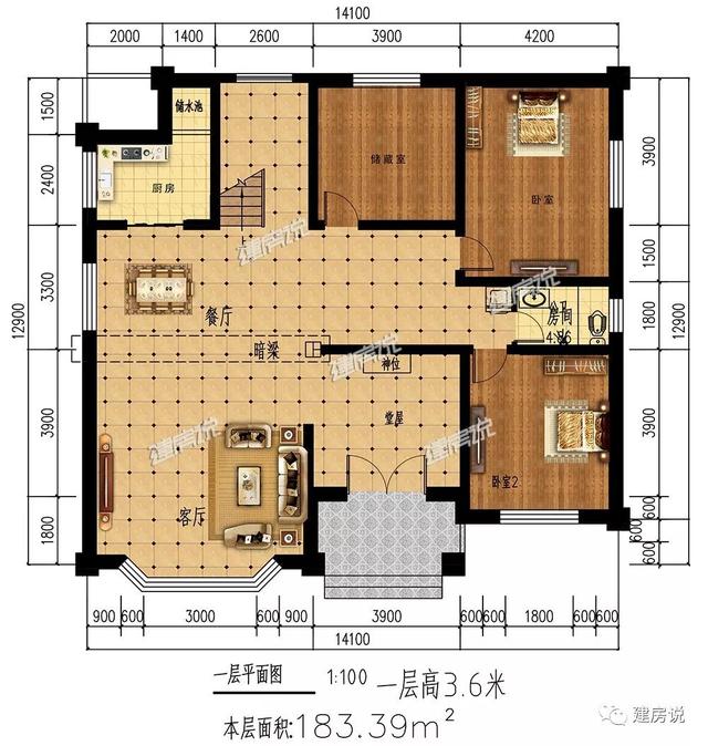 5套新中式房屋設計方案圖，經典耐看，比歐美風格更高端