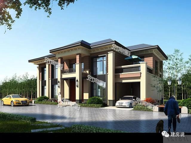 5套新中式房屋設計方案圖，經典耐看，比歐美風格更高端