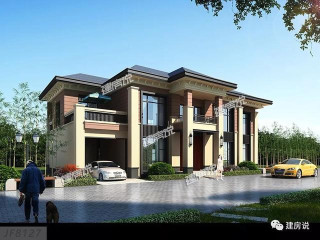 5套新中式房屋設計方案圖，經典耐看，比歐美風格更高端