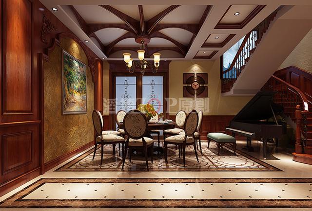 昆明公園1903美式280㎡別墅裝修設(shè)計(jì)案例！
