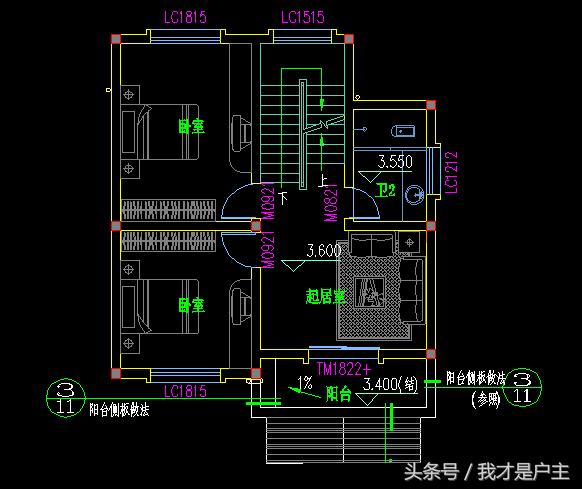 一套農村三層小平米別墅！