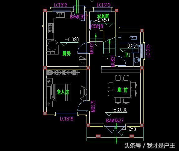 一套農村三層小平米別墅！