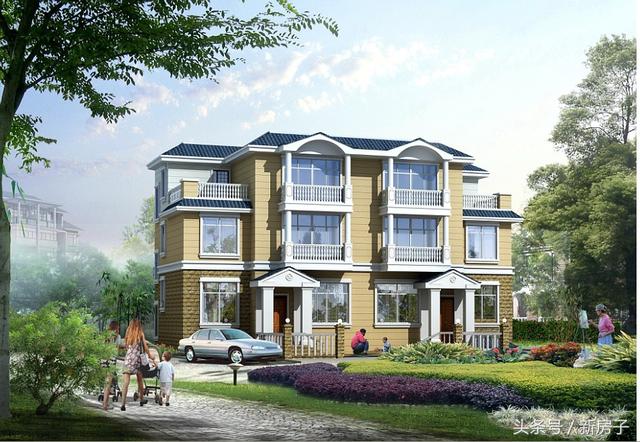 新農村兩戶雙拼小別墅，各有亮點！