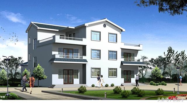 新農村兩戶雙拼小別墅，各有亮點！