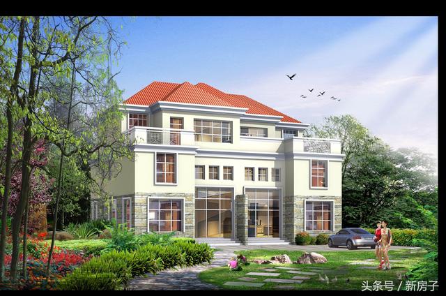 新農村兩戶雙拼小別墅，各有亮點！