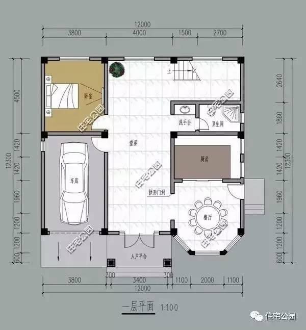 8套農村3層實用別墅，占地不大剛好100平，哪套適合你？