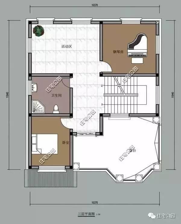8套農村3層實用別墅，占地不大剛好100平，哪套適合你？