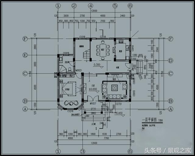 130平方歐式實用農村二層別墅設計圖+外觀圖！