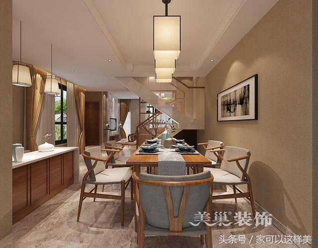 鄭州新中式風格，300平別墅還是中國風看起來更大氣美觀！