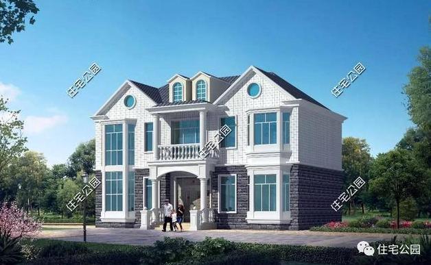 對稱式雙拼小別墅，旋轉樓梯、挑空客廳！