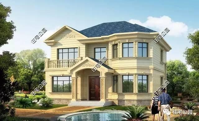 自建12X12米方正2層別墅，布局實(shí)用多臥室，適合農(nóng)村！