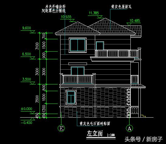 三層13.8×8.10農村自建房！