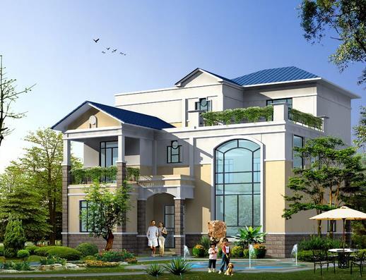 農村小伙建了套新式別墅，居然比效果圖還好看！