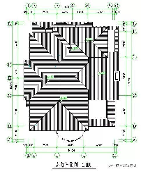 二層美式帶煙筒造型漂亮的別墅戶型方案，喜歡的才是最好的