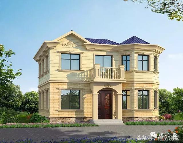 3棟好評率高的二層自建房戶型圖，20萬左右可以建