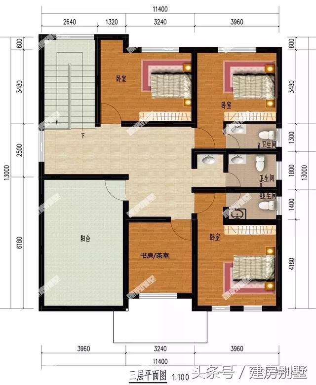 做夢(mèng)都想要建的2棟別墅戶型圖，住進(jìn)去每天都會(huì)開心