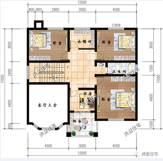 10款面寬12米的農(nóng)村別墅設(shè)計(jì)方案圖，看過(guò)的都狂點(diǎn)贊