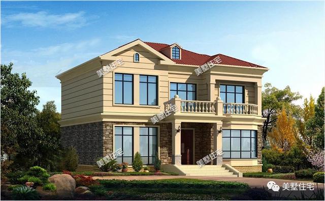 10款面寬12米的農(nóng)村別墅設(shè)計(jì)方案圖，看過(guò)的都狂點(diǎn)贊