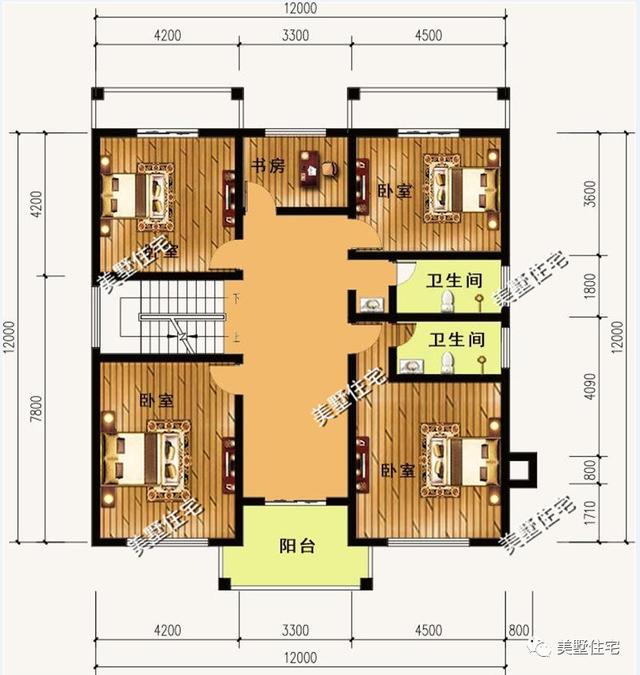 10款面寬12米的農(nóng)村別墅設(shè)計(jì)方案圖，看過(guò)的都狂點(diǎn)贊