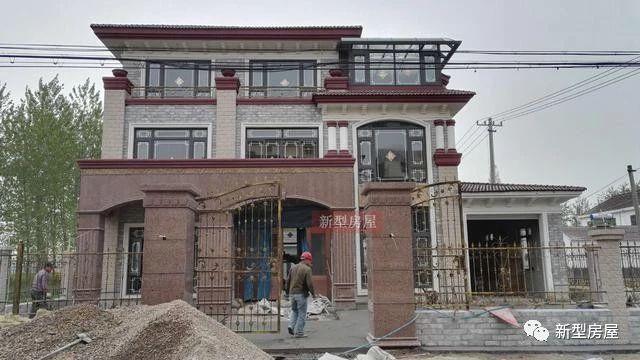 幾棟完工的農村房屋實拍照片，一棟賽一棟的漂亮