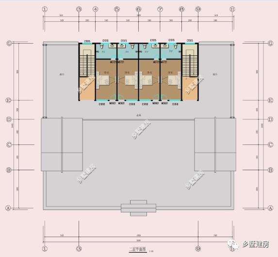 農村自建二層四合院別墅，需要多少錢？看完這套圖紙借錢都得建