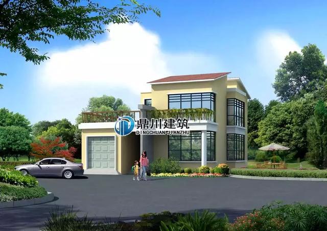 糾結平頂還是坡頂？這5棟平坡結合的別墅設計圖拿走