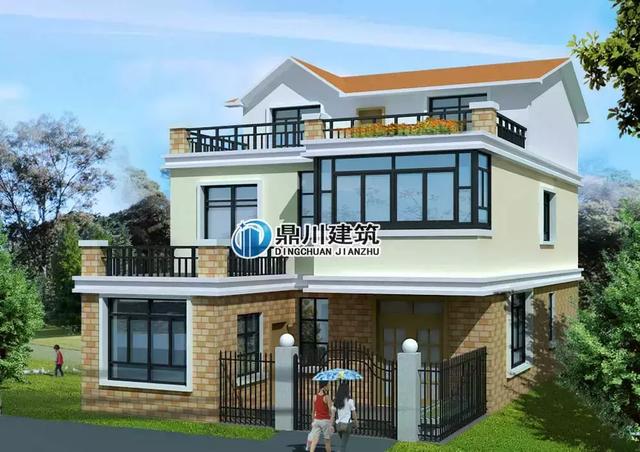 糾結平頂還是坡頂？這5棟平坡結合的別墅設計圖拿走