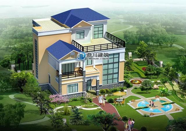 糾結平頂還是坡頂？這5棟平坡結合的別墅設計圖拿走