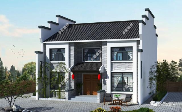 10套風(fēng)格迥異的農(nóng)村住宅效果圖，一二三層的都有哦