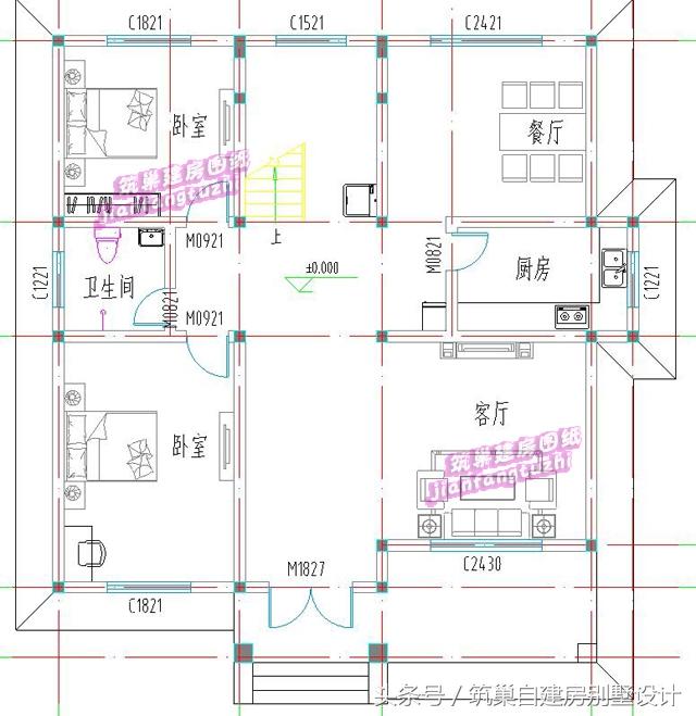 2款二層農(nóng)村自建房別墅全套設(shè)計(jì)圖，你更喜歡哪個(gè)？