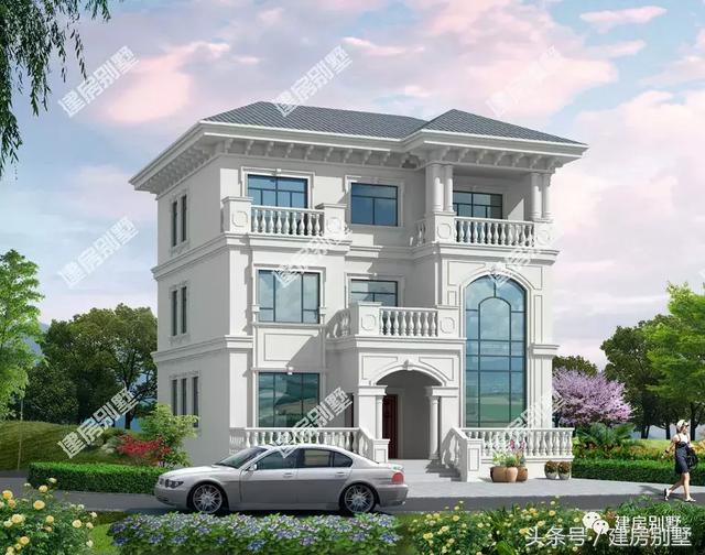 4棟面寬13米的三層樓房圖，隨便選一棟建都讓人羨慕