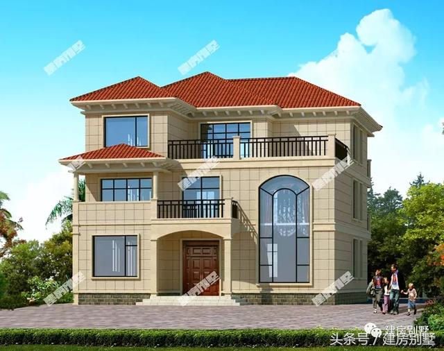 4棟面寬13米的三層樓房圖，隨便選一棟建都讓人羨慕