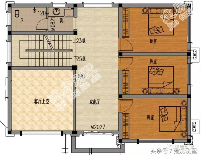 4棟面寬13米的三層樓房圖，隨便選一棟建都讓人羨慕