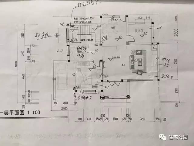 父子二人攜手設計圖紙，60萬建舒適別墅！
