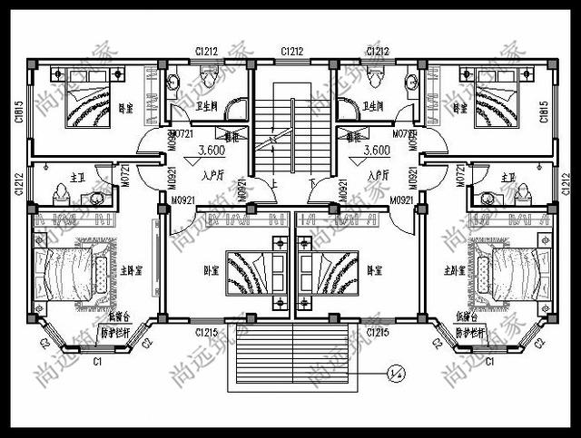 雙拼別墅一梯兩戶！