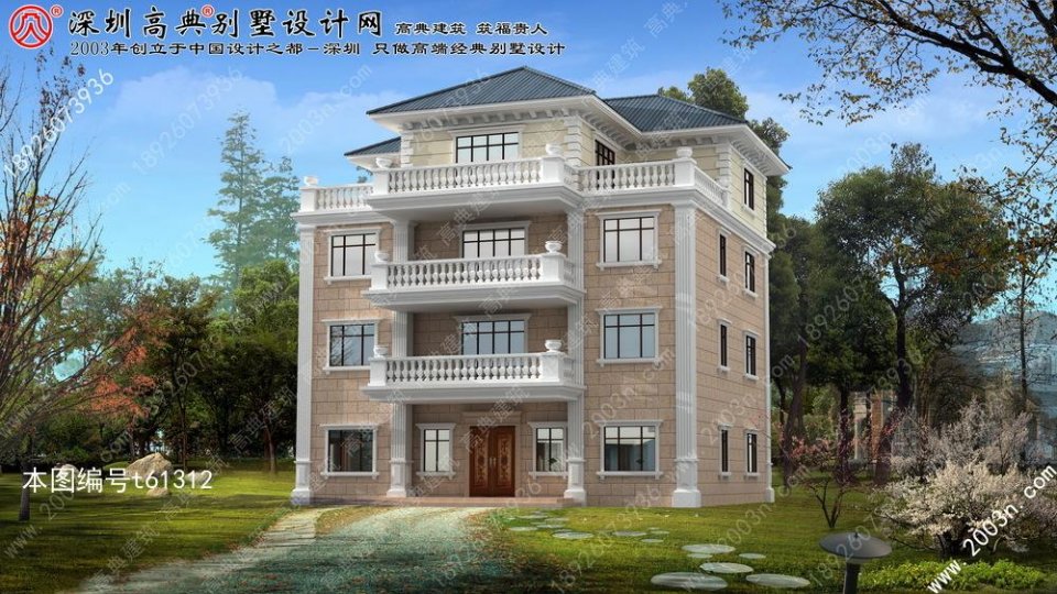 別墅設計全套圖紙首層183平方米！