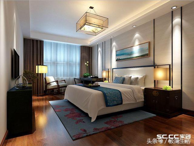 青島270平別墅裝修，知性人文的現代中式風格！