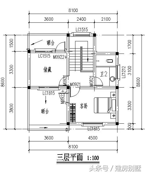 經典民房中的別墅，適用于農村的三層簡約別墅！