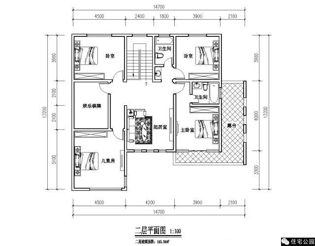 14X13米別墅戶型，帶裝修！