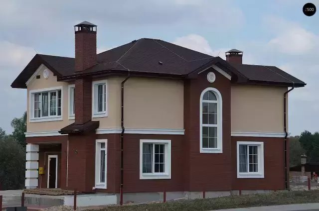 我這兩層帶車庫別墅完工后, 鄰居再也不顯擺他的房子了