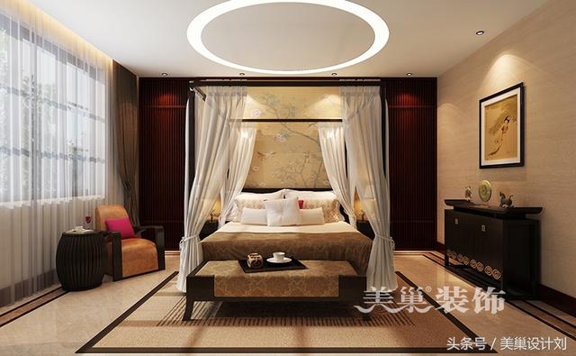 鄭州別墅會所設計500新中式裝修 一看都是女主人選擇的效果圖！