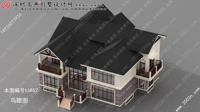 鄉村別墅效果圖大全！