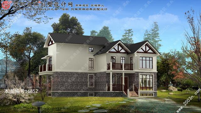 鄉村別墅效果圖大全！